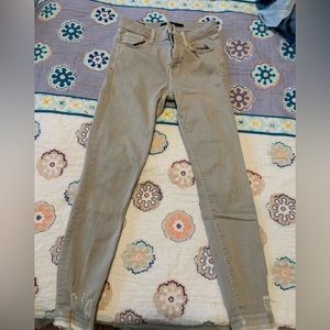 J brand khaki frayed jeans